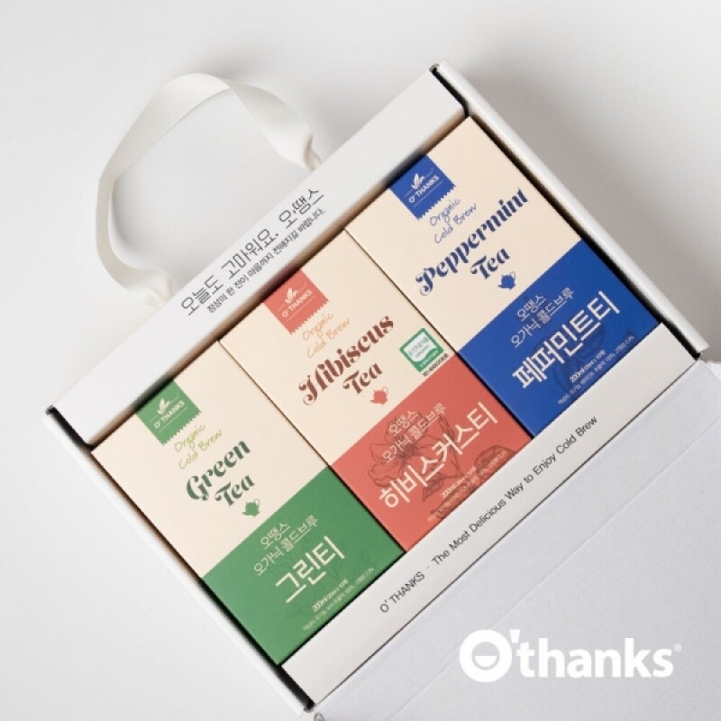 오땡스,[T호] 오땡스 오가닉 콜드브루 티 타임 선물세트(그히페)
