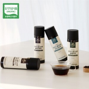 오땡스 유기농 콜드브루 더치커피 아메리카노 원액 액상 커피 400ml