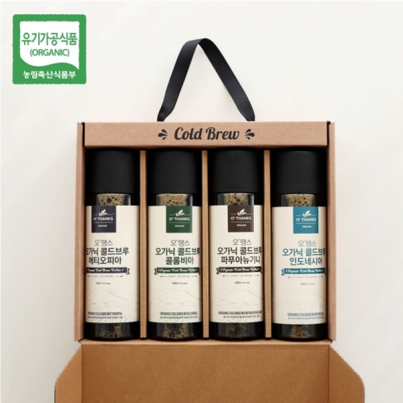 오땡스,[P호] 오땡스 오가닉 콜드브루 커피 탐험 선물세트(에콜파인)